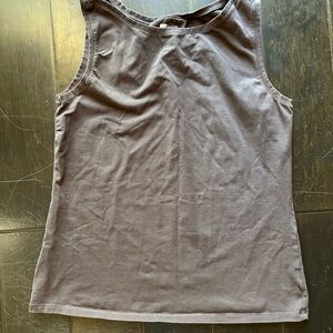 GAP Women's Tank Top in a Beautiful Dark Brown Soft Fabric